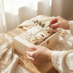 Cadeau de naissance original – Coffret souvenir bébé en bois à personnaliser