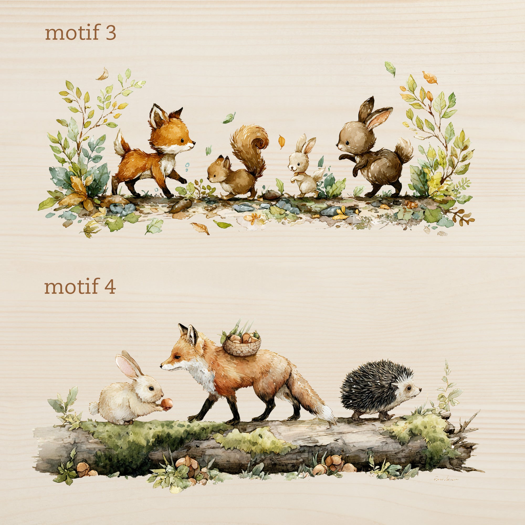 Cadeau de naissance original – Coffret souvenir bébé en bois à personnaliser